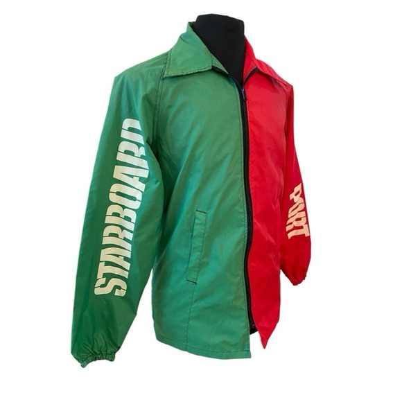 Pla-Jac By Dunbrooke Vintage Nautical Boating Windbreaker Jacket - Picture 2 of 6